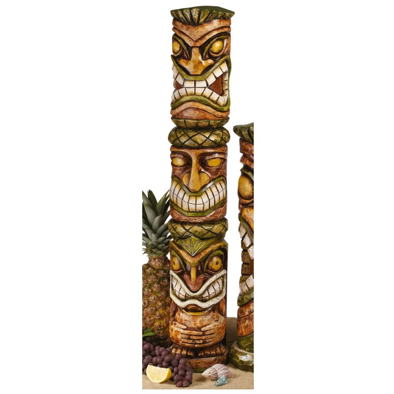 Design Toscano Aloha Hawaii Tiki Moai Haku Pani Statue Reviews Wayfair